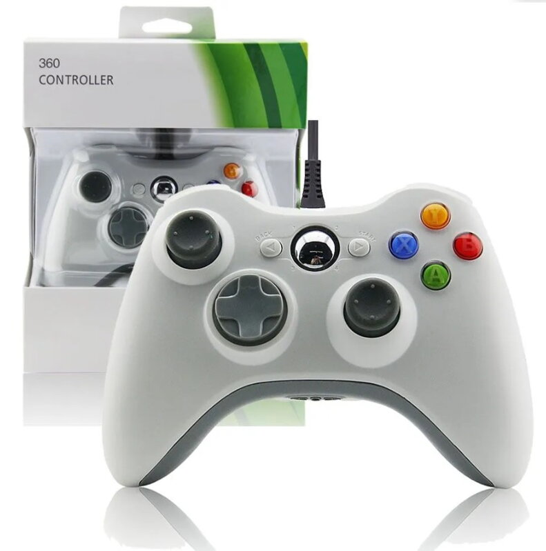 Xbox 360 kabelový ovladač bílý Xbox 360 kabelový ovladač bílý